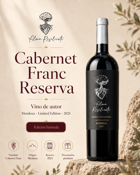 Alma Resiliente Cabernet Franc Reserva 2021